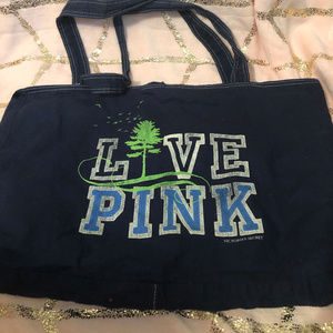 VICTORIA SECRET PINK REVERSABLE BEACH BAG